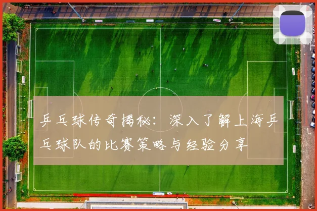 乒乓球传奇揭秘：深入了解上海乒乓球队的比赛策略与经验分享